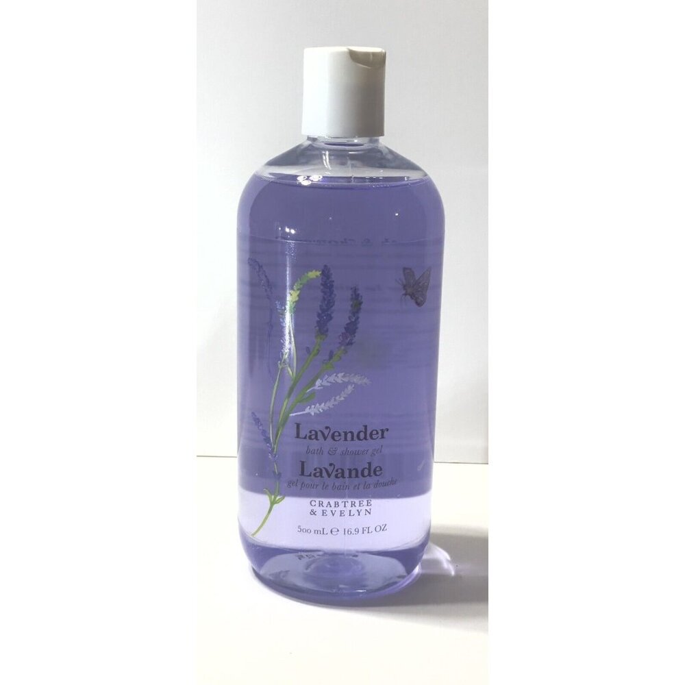 Crabtree & Evelyn LAVENDER Bath and Shower Gel 16.9 oz New! - Picture 2 of 4